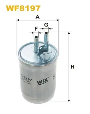 Топливный фильтр WIXFILTRON WF8197