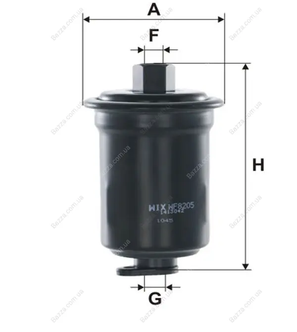 Паливний (топливный) фільтр WIXFILTRON WF8205 (фото 1)