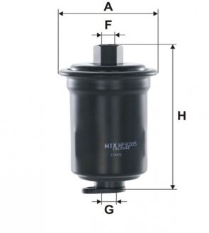 Паливний (топливный) фільтр wixfiltron WF8205