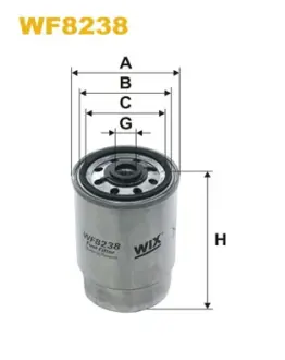 Топливный фильтр WIXFILTRON WF8238