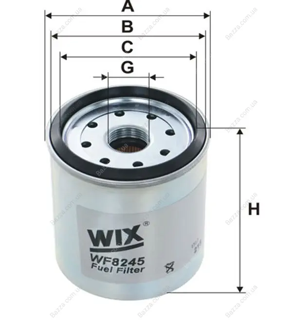 Топливный фильтр WIXFILTRON WF8245