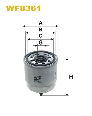 Топливный фильтр WIXFILTRON WF8361