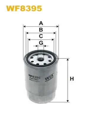 Топливный фильтр WIXFILTRON WF8395