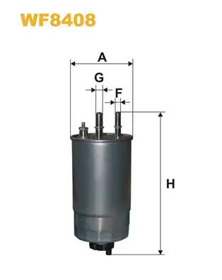 Топливный фильтр WIXFILTRON WF8408