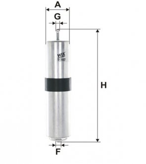 Паливний (топливный) фільтр wixfiltron WF8446