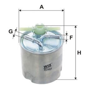 Паливний (топливный) фільтр wixfiltron WF8478