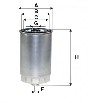 Паливний (топливный) фільтр wixfiltron WF8545