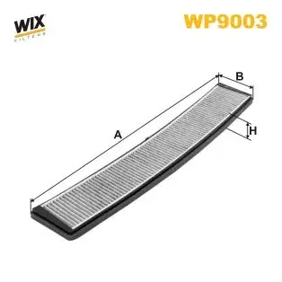 Вугільний фільтр салону WIXFILTRON WP9003