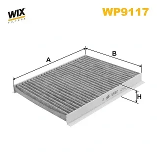 Вугільний фільтр салону WIXFILTRON WP9117