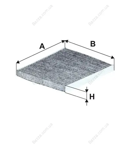 Вугільний фільтр салону WIXFILTRON WP9211 (фото 1)