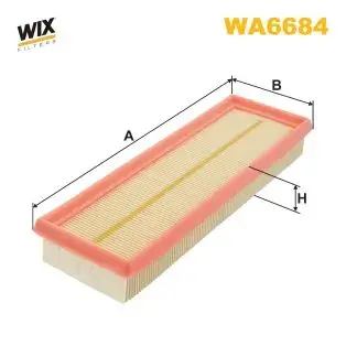 Повітряний фільтр WIXFILTRON WA6684
