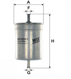 Воздушный фильтр wixfiltron WF8040