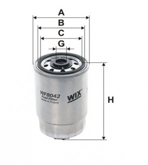 Воздушный фильтр wixfiltron WF8042