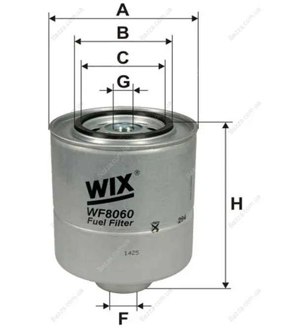 Повітряний фільтр WIXFILTRON WF8060 (фото 1)
