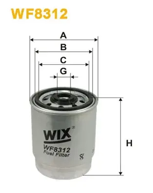 Воздушный фильтр WIXFILTRON WF8312