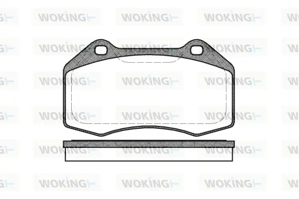 Передние тормозные колодки WOKING P10133.00
