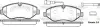 Передние тормозные колодки WOKING P13453.02