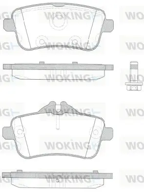 Колодки гальмівні WOKING P14033.10