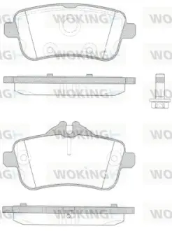 Колодки гальмівні WOKING P14033.10
