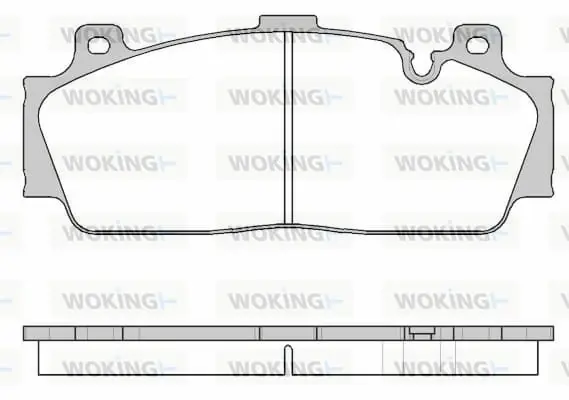 Передние тормозные колодки WOKING P14433.10