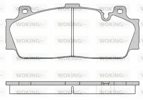 Передние тормозные колодки WOKING P14433.10
