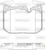 Передние тормозные колодки WOKING P15913.10
