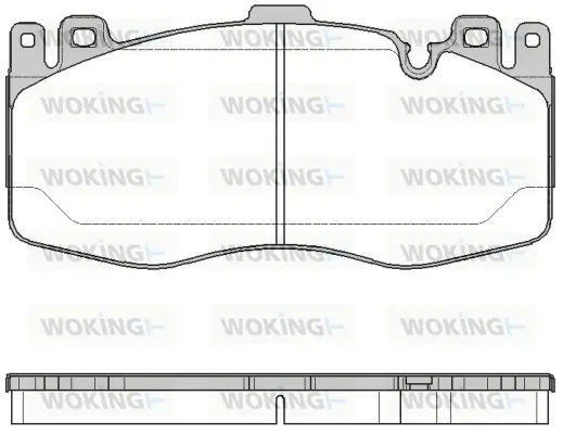 Передние тормозные колодки WOKING P16423.00