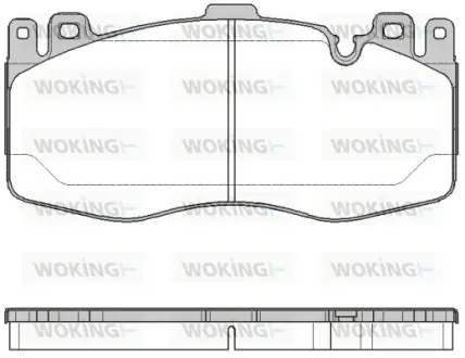 Передние тормозные колодки WOKING P16423.00