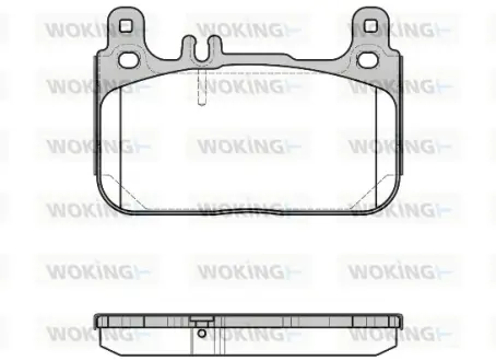 Передні тормозні (гальмівні) колодки WOKING P17223.00