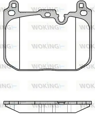 Колодки гальмівні WOKING P17803.00