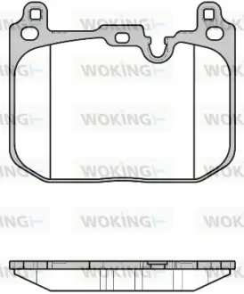 Колодки гальмівні WOKING P17803.00