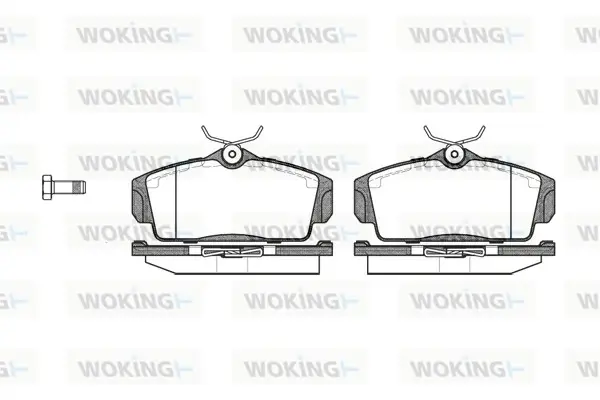 Передние тормозные колодки WOKING P604300