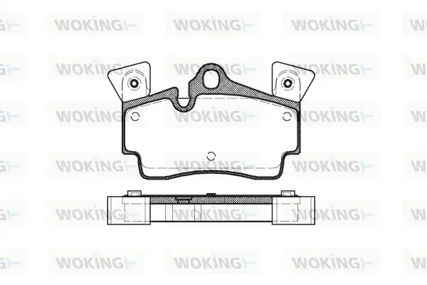 Задние тормозные колодки WOKING P896310