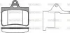 Задние тормозные колодки WOKING P9303.20