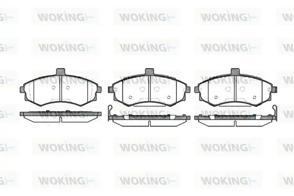 Передние тормозные колодки WOKING P9933.02