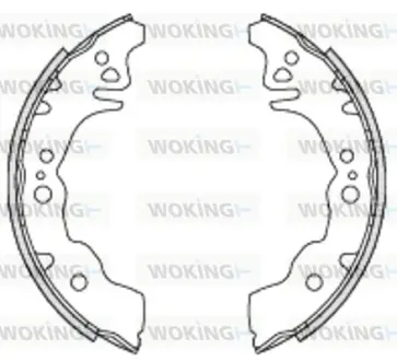Колодки ручного (стоячого) гальма WOKING Z423000