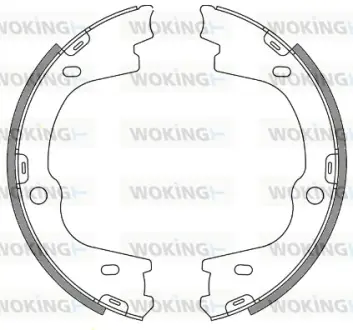 Колодки ручного (стоячого) гальма WOKING Z467300