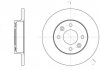 Передній гальмівний (тормозний) диск woking D6067.00