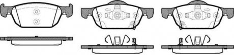 Передние тормозные колодки woking P12843.02