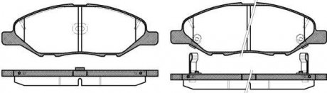 Передние тормозные колодки woking P13933.02