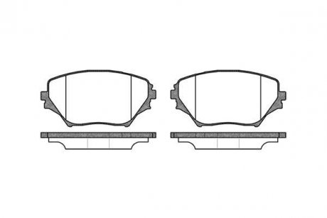 Передние тормозные колодки woking P9133.00