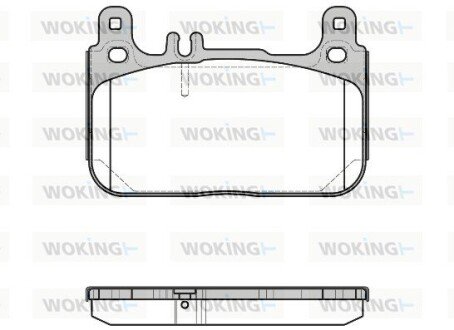 Колодки гальмівні woking P17223.00 на Мерседес W222