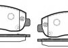 Передні тормозні (гальмівні) колодки woking P15493.01