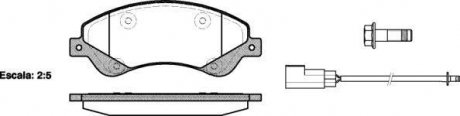 Передние тормозные колодки woking P13513.02