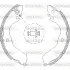 Колодки ручного (стоячого) тормоза WOKING Z4647.00
