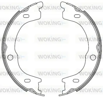 Колодки ручного (стоячого) тормоза WOKING Z4672.00