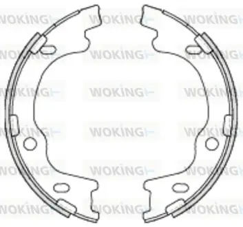 Колодки ручного (стоячого) тормоза WOKING Z469900 Hyundai I30