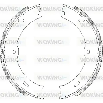 Колодки ручного (стоячого) тормоза WOKING Z474600 Фольксваген Крафтер