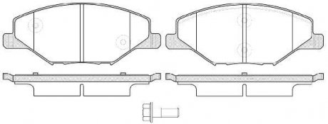 Передние тормозные колодки woking P14533.00