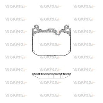 Передні тормозні (гальмівні) колодки woking P15913.20